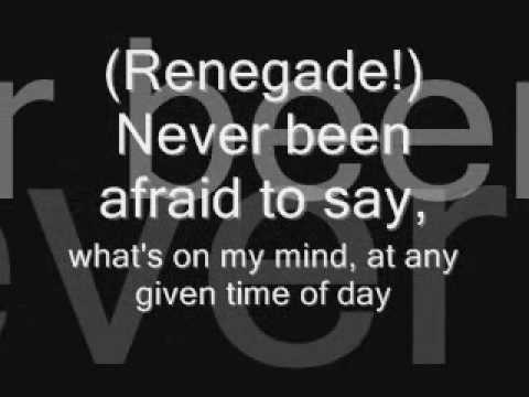 the renegade song